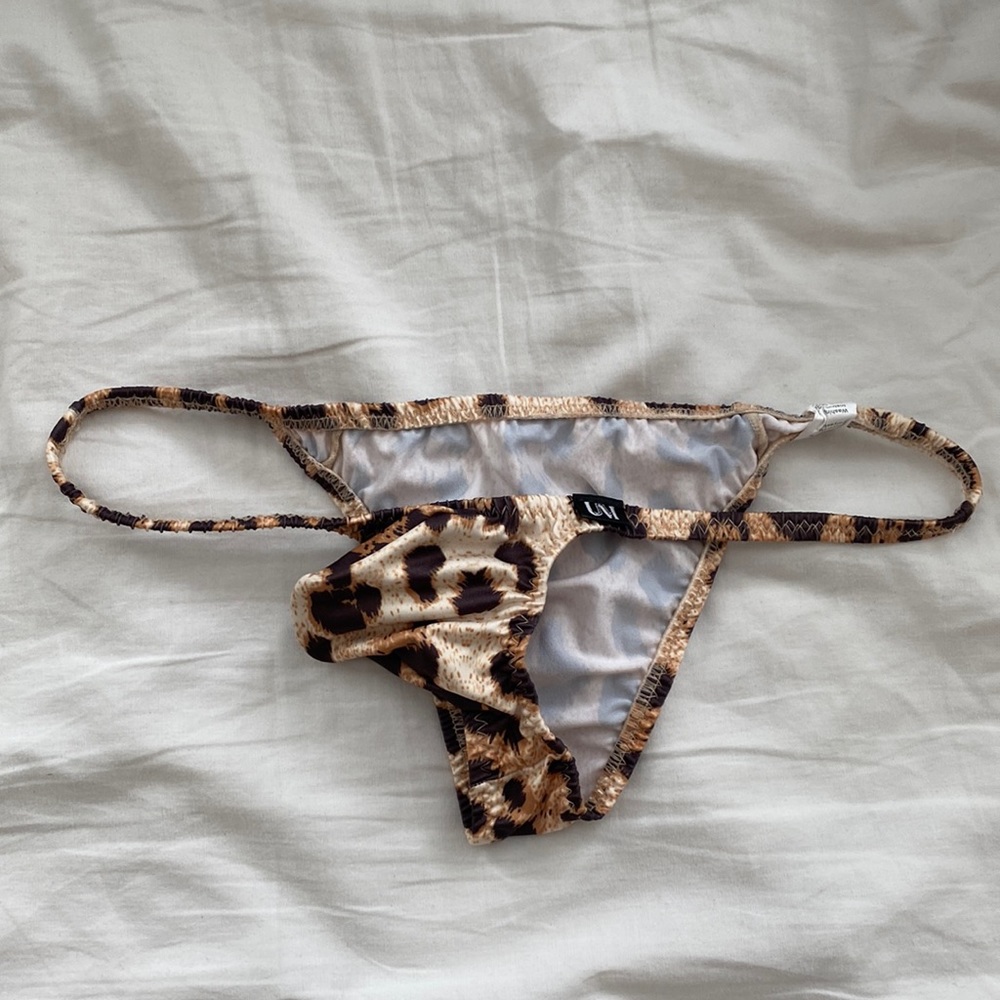 Leopard undermoon tanga brief